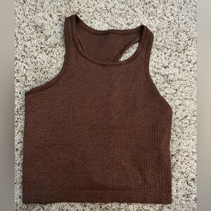 Lululemon Ebb to Street Cropped Racerback Tank Top